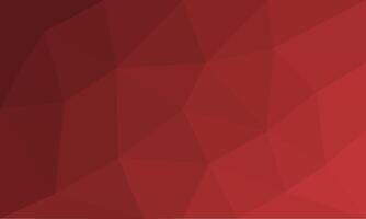 Dark red gradient in abstract polygon shape background texture. modern mosaic illustration with triangle shape pattern elements vector