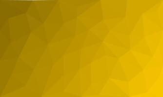 Yellow gold gradient in abstract polygon shape background texture. modern mosaic illustration with triangle shape pattern elements for display, business, website, surface, advertising, display, idea vector