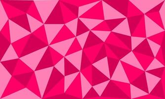 Pink background with triangle shape pattern texture. Modern mosaic concept illustration design. Traditional ornament art vector
