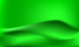 Abstract smooth fluid background. Modern green color gradient with motion composition illustration texture for banner, poster, display, surface, decorative, page, idea, flier, backdrop vector