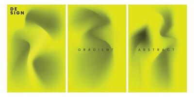 Abstract modern yellow gradient banner background illustration vector