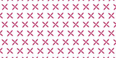 Seamless pattern cross shape vector