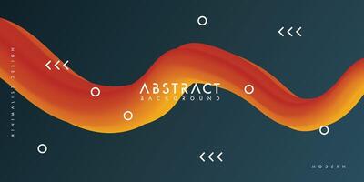 Modern fluid wave concept design, with clip art. Background design vector