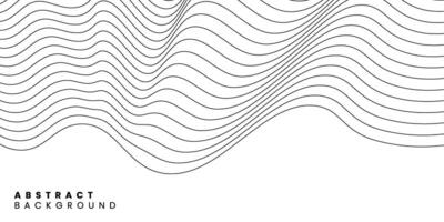Abstract background wavy lines illustration vector