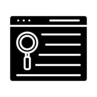 SEO Guidelines icon line illustration vector