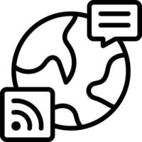 Online Consultation Icon. Digital Consultation Icon vector