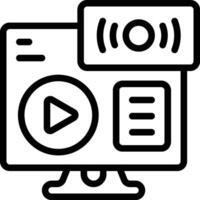 Live Stream Icon. Live Broadcasting Icon vector