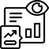 Monitoring System Icon. Performance Monitoring Icon vector
