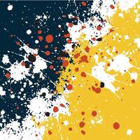 Abstract colorful splash, paints, brush background vector