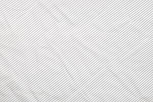 Neutral Stripe Pattern Fabric Texture Background in Beige and Gray photo