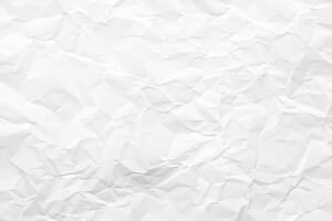 Minimalist White Paper Texture, Abstract Background with Wrinkled Texture photo