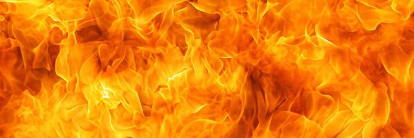 High-Resolution Flame Texture for Banner Background in 3,1 Ratio photo