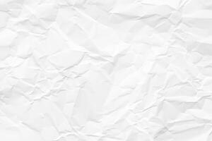 White Paper Texture, Abstract Background with Wrinkled Texture photo