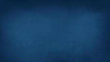 Minimalist Blue Grunge Background with Soft Blurred Center and Copy Space photo