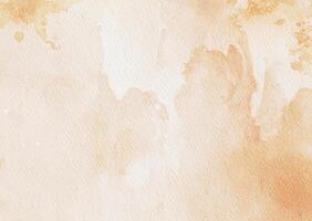 Coffee-Stained Watercolor Texture Background on Textured Paper for Design Templates photo