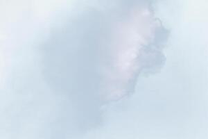 Serene Sky with Cumulus Clouds, Tranquil Nature Background photo