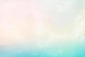 Abstract Nature Background, Soft Pastel Gradient Sky with Grunge Paper Texture photo
