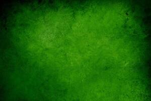 Green concrete wall texture background photo