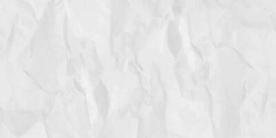 Crumpled White Paper Texture Background with Waxed Finish photo