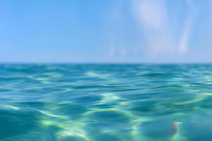 Underwater Summer Exploration in Ocean Depths photo
