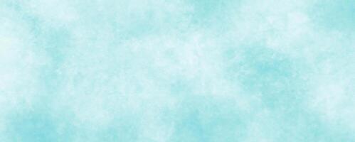 Abstract Light Blue Watercolor Texture on White Paper Background with Gradient Watercolor Pattern photo
