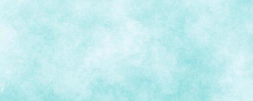 Soft Watercolor Texture with Gradient Cloudy Sky Effect on Paper Background photo