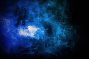Chalkboard Studio Background with Smoke, Minimalist Workspace Setting photo