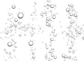 Carbonated Beverage on White Background, Illustration Featuring Oxygen Bubbles Texture photo
