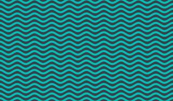 Wavy thin green and blue lines pattern on green color. Simple abstract geometric, optical illusion. Pattern of lines template for brochure, flyer on white background. editable illustration vector