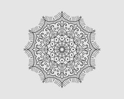 Mandala Design Template Layout vector