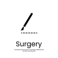 Surgery solid icon design good for web or mobile app vector