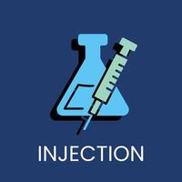 injection colored icon design good for web or mobile app vector