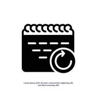 tomorrow solid icon design good for web or mobile app vector