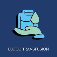 blood transfusion colored icon design good for web or mobile app vector