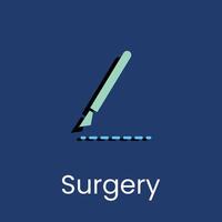 Surgery colored icon design good for web or mobile app vector