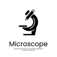 Microscope solid icon design good for web or mobile app vector