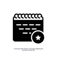 event date solid icon design good for web or mobile app vector
