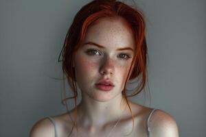 Elegant and Radiant Woman. Captivating Beauty in Graceful Poses and Stylish Fashion photo