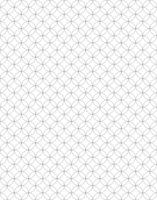 Overlapping circles graph paper seamless pattern png