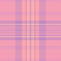 Scrap tartan background, sketching pattern plaid fabric. Cloth texture check textile seamless in red and pink colors. vector