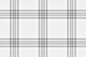 Gorgeous background texture fabric, t-shirt textile seamless . Open tartan pattern check plaid in white and grey colors. vector