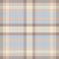 Cool tartan texture seamless, periodic plaid fabric . Jersey pattern background check textile in light and pastel colors. vector