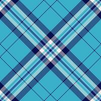 Livingroom tartan textile , pop fabric seamless check. Poster plaid pattern background texture in cyan and blue colors. vector