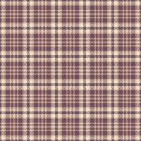 Open textile background pattern, japanese check fabric seamless. Glen tartan plaid texture in light and pink colors. vector