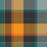 Merry christmas check fabric , thread pattern background tartan. Autumn seamless textile texture plaid in grey and carrot orange colors. vector