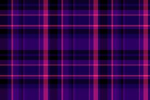 Sexual plaid texture background, folded tartan fabric. National check pattern seamless textile in pink and dark colors. vector