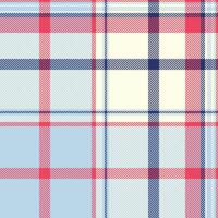 Factory fabric plaid background, france pattern seamless . Template texture check tartan textile in light and red colors. vector
