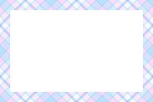 Vintage frame . Scottish border pattern retro style. Tartan plaid ornament. vector