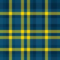 Age plaid fabric check, top seamless tartan. Slim textile background texture pattern in atlantic and cyan colors. vector