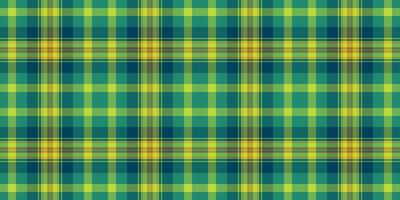 Template fabric plaid background, layer check pattern texture. 30s textile tartan seamless in green and teal colors. vector